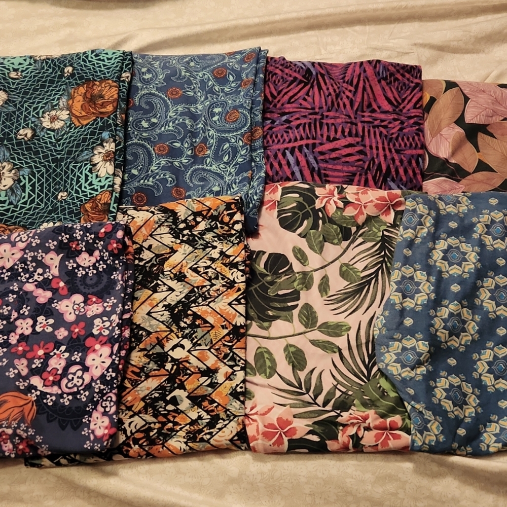 LulaRoe TC Leggings Bundle (8 total)